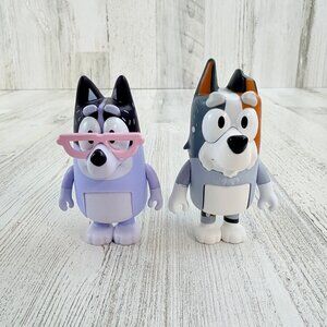 Bluey Figure Nana and Grandpa Bob Bobba LOT Chris Heeler Grandparents Family NEW